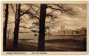 Leipzig-Kleinzschocher : Blick vom Schloßweg