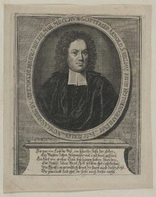 Bildnis des Gottfried Arnold