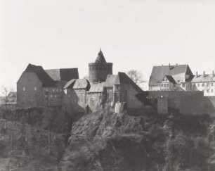 Leisnig, Burg Mildenstein, Ansicht von Osten