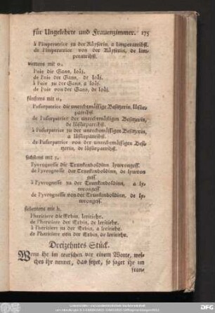 Dreizehntes Stück.