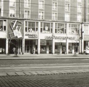 Dresden-Altstadt, Wilsdruffer Straße 20. Wohn- und Geschäftshaus (Schreibwarenladen, "beleuchtungshaus")