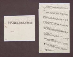 Ergänzungschreiben von Prinz Max von Baden zur ersten Antwort vom 17.05.1919; Durchschlag