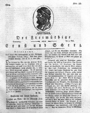 Nro. 88., Donnerstag den 3. Mai