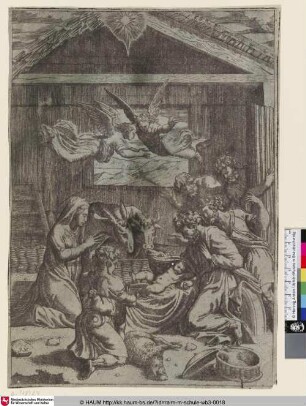 [La nativité; The Adoration of the Shepherds; Die Anbetung durch die Hirten]