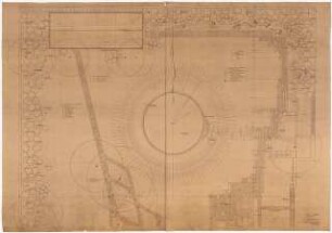 Haus und Garten Paul Neuerburg, Köln-Marienburg: Lageplan Teil 1, Gehölz- und Staudenbepflanzung 1:50