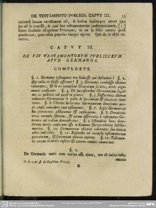 Caput III. De Usu Testamentorum Publicorum Apud Germanos