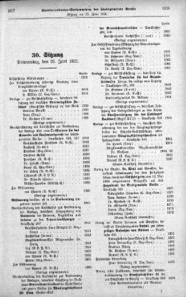 Sitzung 30, 23. Juni 1921