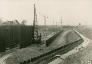 Schleuse Friedrichsfeld, Deutschland, 1927