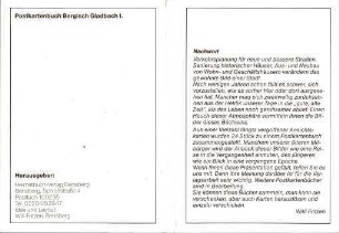 Postkartenbuch Bergisch Gladbach