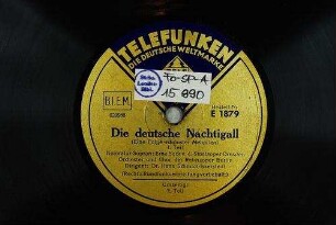 Die deutsche Nachtigall : (eine Folge schönster Melodien); 1. Teil