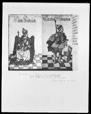 Bilder der römischen und deutschen Kaiser — Kaiser Friedrich 3.?