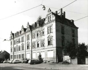Dresden-Pieschen, Großenhainer Straße 165/167. Doppelwohnhaus (um 1900). Straßenansicht