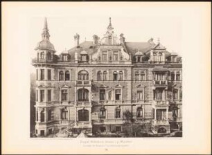 Doppelwohnhaus, München: Ansicht (aus: Moderne Neubauten, 1.Jg., 1894, hrsg. W. Kick)