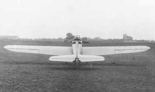 Udet-Tiefdecker "U 10", Rückansicht : Technikgeschichte | Maschinenbau | Verkehrswesen | Luftfahrzeuge | Flugzeuge