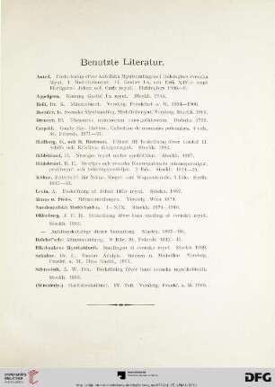 Benutzte Literatur