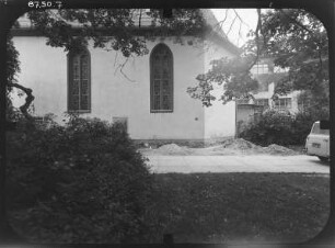 Gera. Trinitatiskirche (1609-1611; Turmbau 1899; F. Köberlein). Teilansicht von Südwest