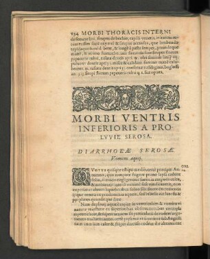 Morbi Ventris Inferioris A Prolvvie Serosa.