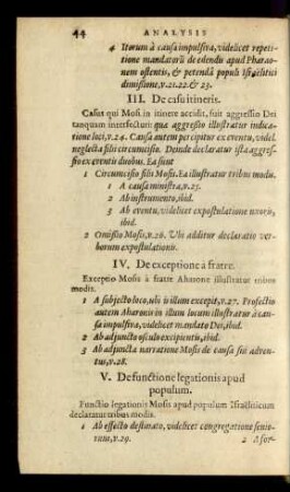 V. De functione legationis apud populum.