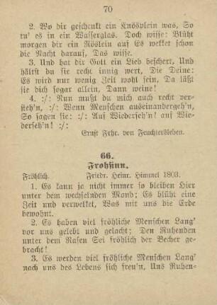 66. Frohsinn