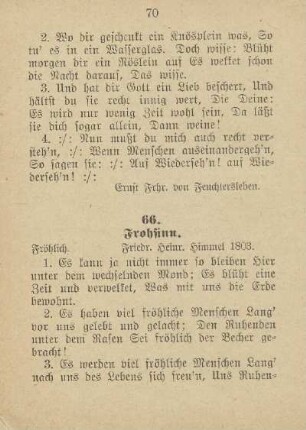 66. Frohsinn