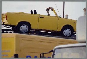 Trabant P 601 als Cabriolet in Monsungelb