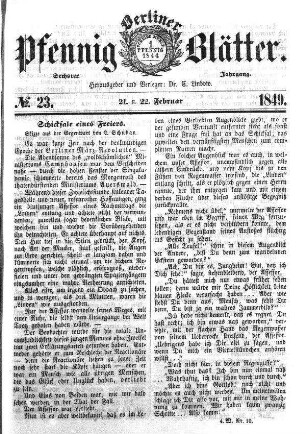 No. 23, 21. u. 22. Februar