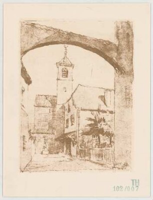 Fischer, Theodor; Neuötting; Ev. Kirche - Perspektive