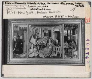 Meister von Flémalle: Mérode-Altar. Seit 1957 in New York, Metropolitan Museum