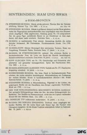 Hinterindien: Siam – Birma (Nr. 174-214)