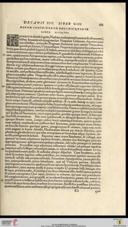 Liber octavvs
