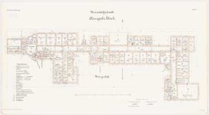 Universität Greifswald Chirurgische Klinik: Grundriss Untergeschoss 1:100