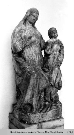 Stehende Madonna mit Kind