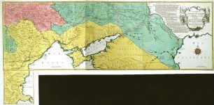 WHK 27 Russisch-Türkischer Krieg: Karte der Kriegsschauplätze im Krieg zwischen Russen, Türken und Polen, 1736 bis 1739 und 1769 bis 1770