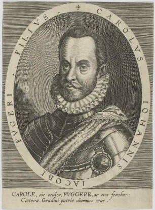 Bildnis des Carolvs Iohannes Iacobvs Fugerus Filivs