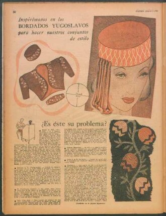 Inspirémomos en los bordados yugoslavos para hacer nuestros conjuntos de estilo [Dibujos]
