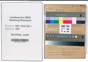 Entnazifizierung Josef Buchholz , geb. 02.08.1900 (Werkmeister)