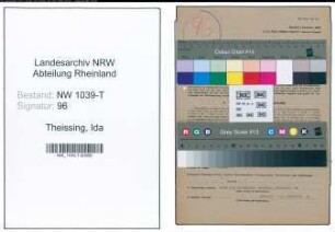 Entnazifizierung Ida Theissing , geb. 05.07.1879 (Buchhaendlerin)