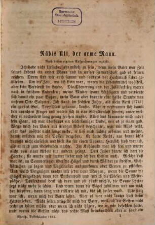 Deutscher Volkskalender, 1865