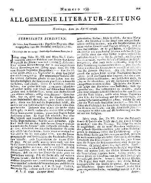 1798: Allgemeine Literatur-Zeitung