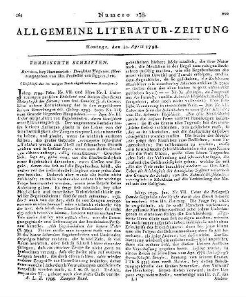 1798: Allgemeine Literatur-Zeitung