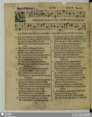 OsterGesäng. [Nr. XVIII - XXIV]