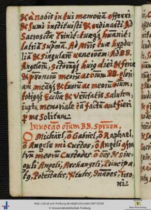 [16v-18r] Invocatio omnium Beatorum Spirituum