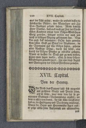 XVII. Capitul. Von der Hexerey.