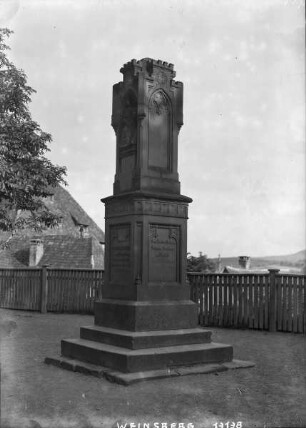 Weinsberg, Denkmal für den Reformator Johannes Oekolampadius (1482-1531)