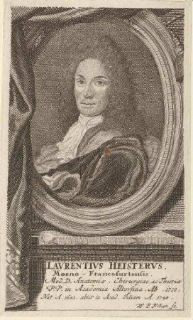 Lorenz Heister, Dr. med und Professor in Altdorf; geb. 1683