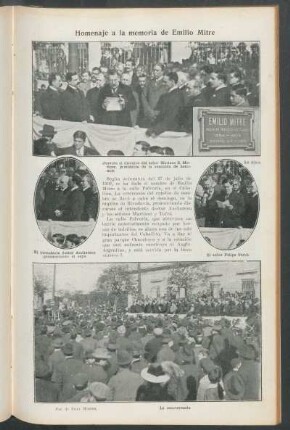 Homenaje a la memoria de Emilio Mitre