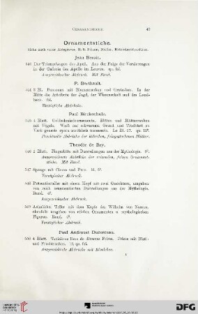 Ornamentstiche (Nr. 543-728)