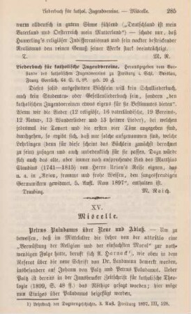 285-288 Miscelle