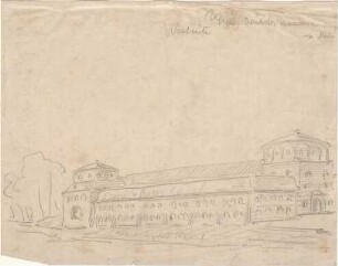 Hildebrand, Adolf von; München; Deutsches Museum, Neubau - Westseite (Perspektive)