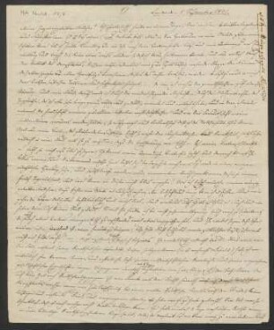 Brief an Albertine Mendelssohn-Bartholdy und Minna Heydemann : 05.09.1831-16.09.1831